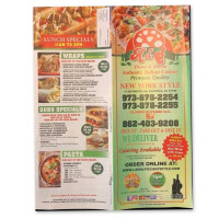 L&l Pizza menu