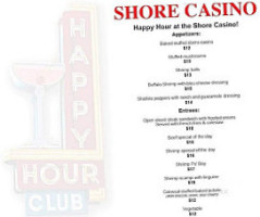 Shore Casino menu