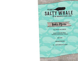 The Salty Whale menu