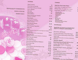 Antoinette Boulangerie menu