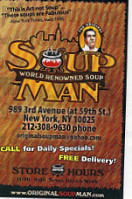 Soup Man menu