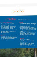Adobo Catering food