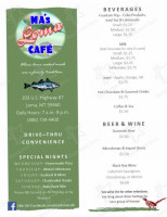 Ma's Loma Cafe menu