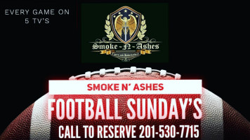Smoke N Ashes Cigar Lounge food