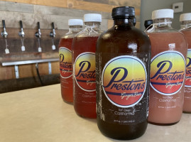 Prestons’ Ginger Beer food