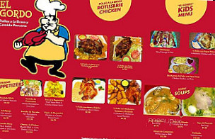 El Gordo Polleria menu