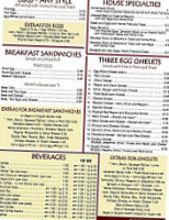 The Branchville Grill menu