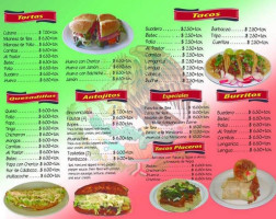 Taqueria La Calpena menu