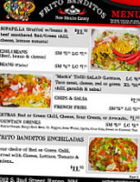 Frito Banditos New Mexican Eatery menu