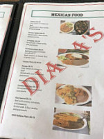 Diana's Cafe menu