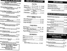 Mccarty's Cafe menu