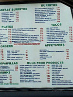 Roberto's Mexican Food menu