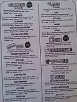 Borderland Cafe menu