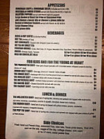 Dusty Boots Cafe menu