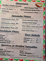 Rutilio's New Mexican Foods menu