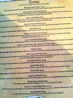 Harbor Grill menu