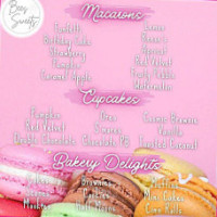 Bee's Sweets menu