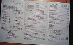 Four Brothers Pizza menu