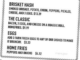 Catskill Smokehouse menu