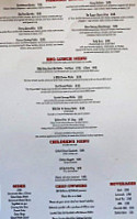 Park Smoke House menu