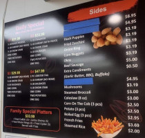 Jz's Fish Wing menu