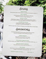 High Falls Gorge menu