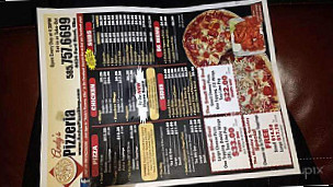 Andy's Pizza menu