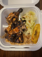 Blue's Jamaican Resturant inside
