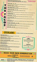 Monarca Cantina menu