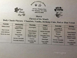 Antonio's Cupcake Factory menu
