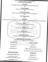 Bird Bottle Inn menu