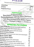 Tru-north Pizza Co menu