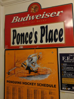 Ponce's Place menu