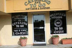 Matthews Gardner Catering Cafe outside