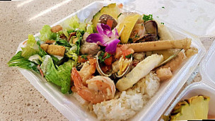 Blue Water Shrimp Seafood Alamoana Makai Market Food Court food