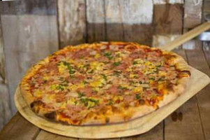 Giant Rustic Pizza food