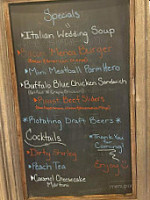 Courtyard Bar/ Restaurant menu