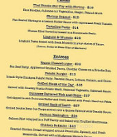 Eden By The Falls menu