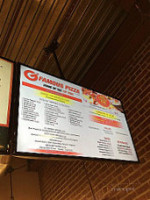 G's Famous Pizza inside