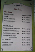 Joma Cafe menu