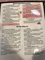 Main St Ice Cream Parlor menu