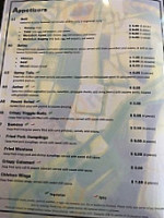 Satay menu