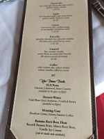 Veraisons menu