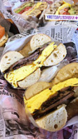 The New York Bagel Factory food