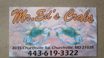 Mr. Ed's Crabs inside