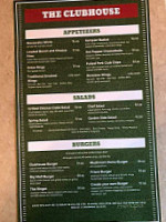 The Clubhouse menu