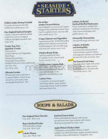 Red Lobster menu