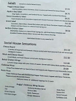 Huggy's Social House menu