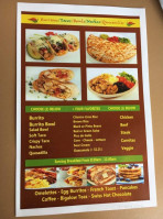 Casa Taco Express menu