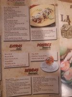 La Cabana menu